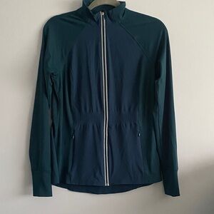 Dark Teal Full-Zip Jacket